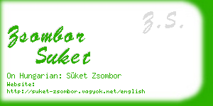 zsombor suket business card